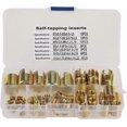 thumbnail image 1 of 50 Pcs Self Tapping Thread Insert Brass Thread Split Insert Combination Set Repair Thread Tool, 1 of 5