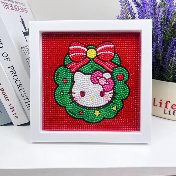 YIXINGCHEN Cute Anime 5D Diamond Drawing Kits, Gem Arts & Crafts Supplies with Frames, Cartoon Painting with Diamond, DIY Paint Supplies for Kid(Kumi) A1121-033