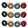 thumbnail image 1 of Juego de 80 ruedas de pulido de nailon con cabezal de pulido de fibra y mango, herramienta rotativa (rojo, amarillo, verde, negro, 20 unidades de cada color), 1 of 5