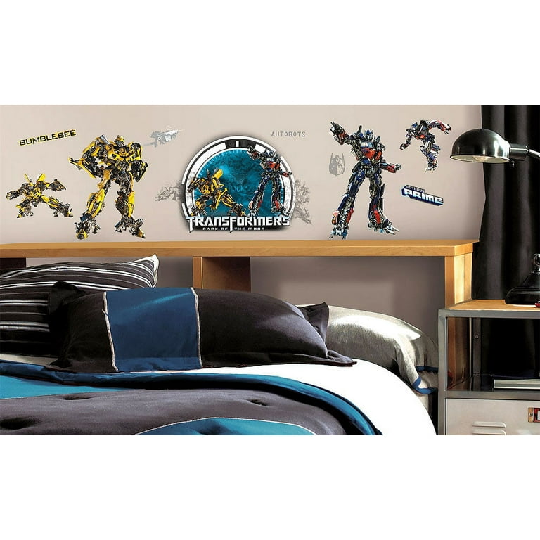 Transformers Dark Moon Self Stick Wall Accent Stickers Set