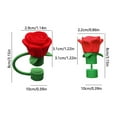 thumbnail image 4 of Silicone Rose Straw Cover 10mm, Reusable Dust Proof Straw Cap Topper, Cute Drink Cup Straw Protector for Tumbler Multiple Colors, 4 of 9