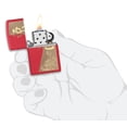 thumbnail image 5 of Zippo Year of The Rabbit Red Matte Pocket Lighter, 5 of 6