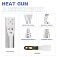 thumbnail image 4 of Pistola de Aire Caliente Haisstronica 2000W con Pantalla Digital 220V y 5 Boquillas, 4 of 6