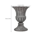 thumbnail image 2 of HEANUJJ Jarrón De Cementerio De Hierro Marrón Oscuro Para Flores Memorial Con Base Estable Y Resistente, 2 of 6