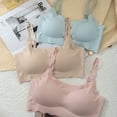 thumbnail image 3 of Ropa interior japonesa sin costuras para mujer, camisola deportiva a prueba de golpes para dormir, sujetador de seda helada, 3 of 6