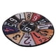 thumbnail image 4 of Tapete Tapete Reloj De Pared Vintage Impreso Reloj De Pared 120 Cm Yotijar Alfombra redonda, 4 of 9