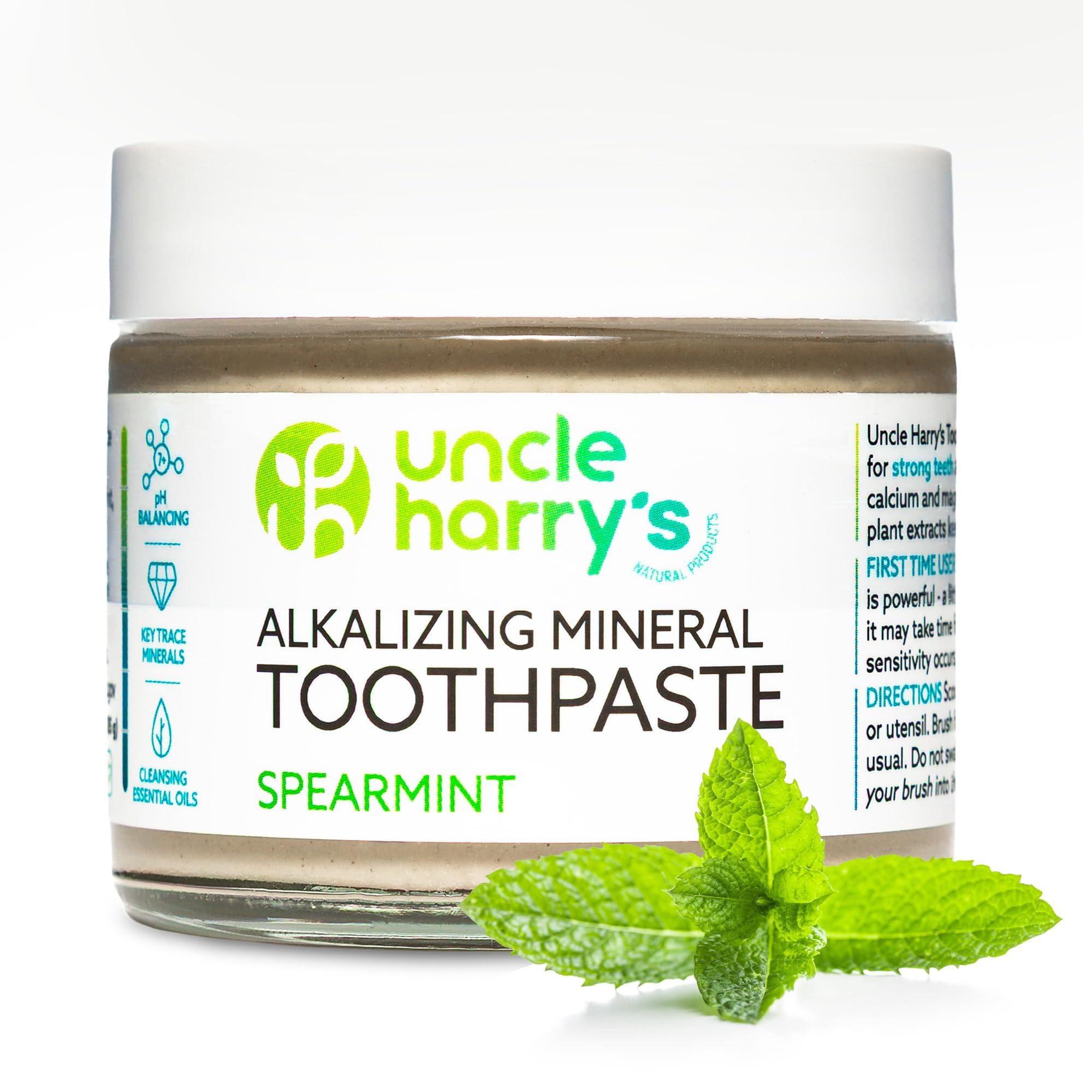 Unscented Brushing Soap Tooth Suds by Uncle Harry's Natural Products (2oz Toothpaste)