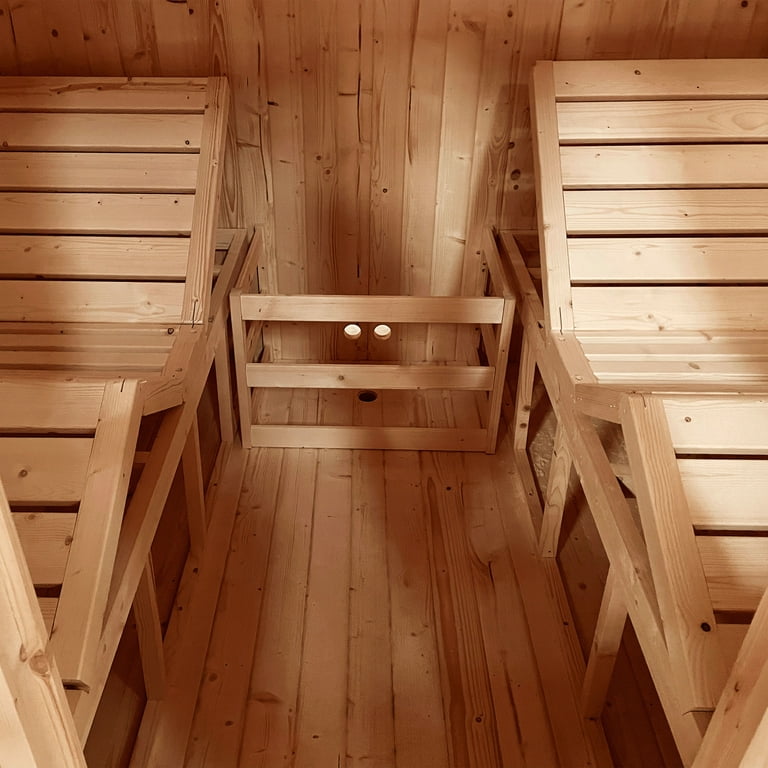 Pine Wood Sauna Shower Bucket by Aleko