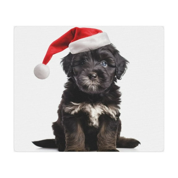 DistinctInk Mouse Pad - 1/4" Foam Rubber - Bouvier de Flandre Puppy