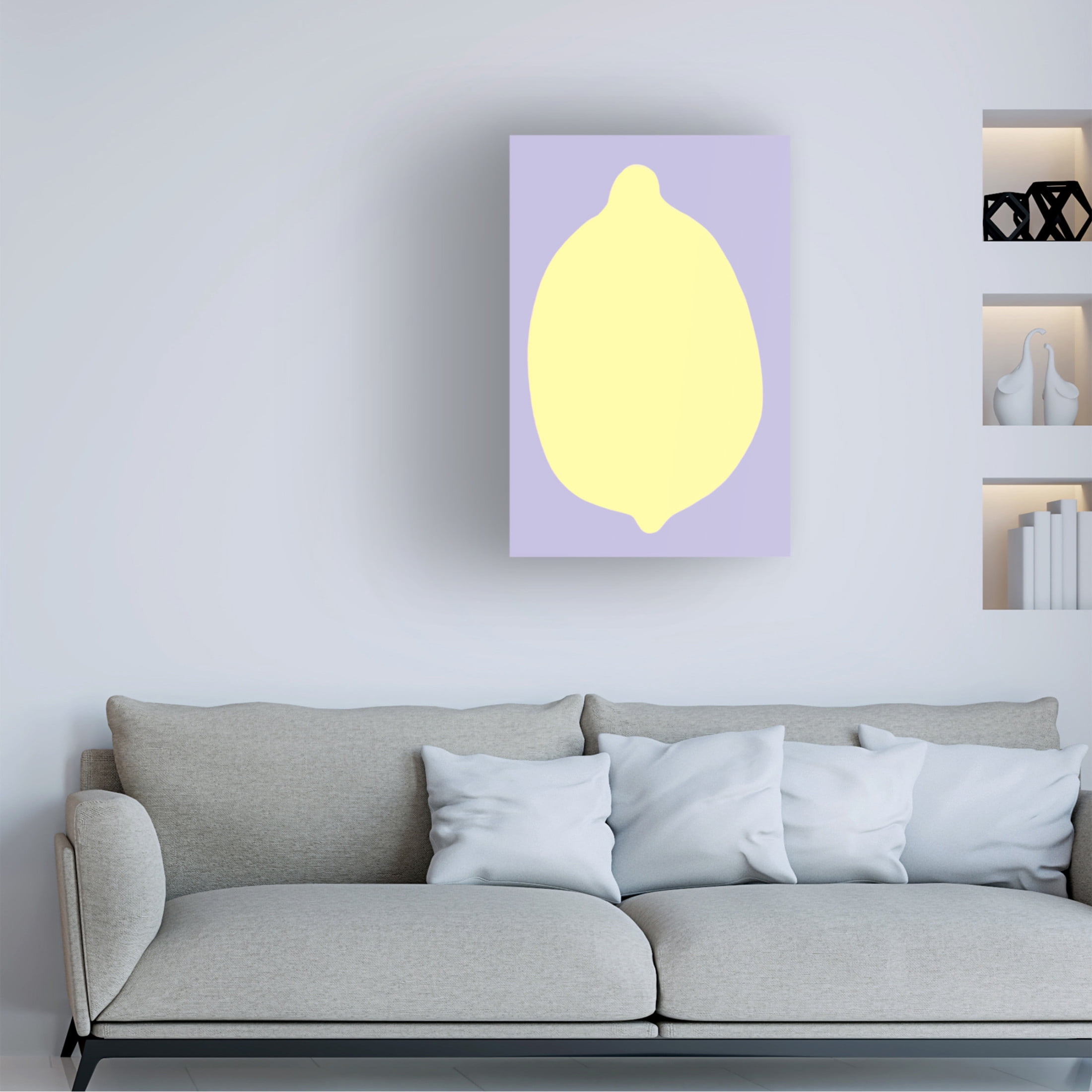 Trademark Fine Art Athene Fritsch  Lemon Canvas Wall Art