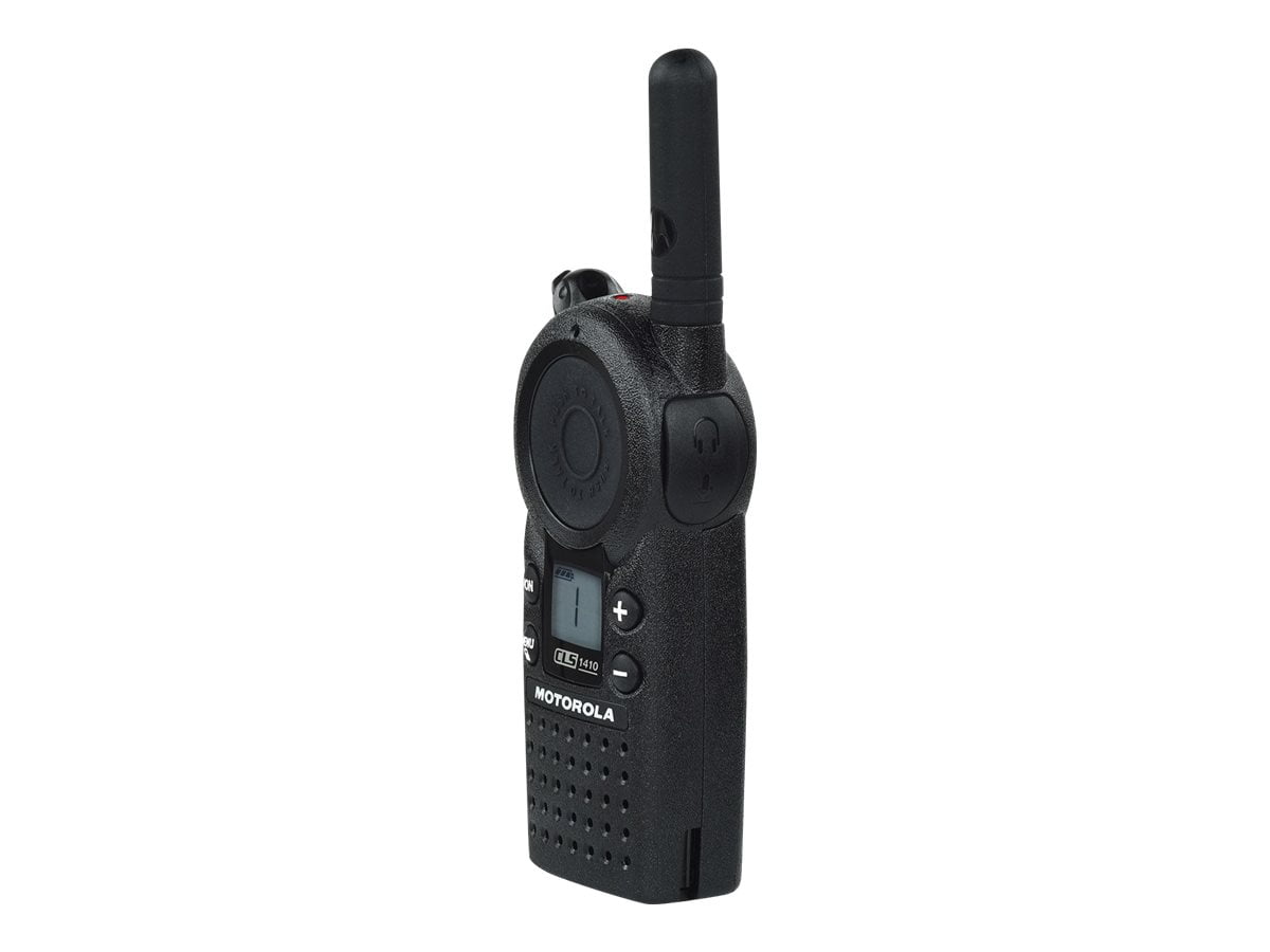 Motorola CLS1410 UHF Two-Way Radio with 4 Channels and Vibrate Alert