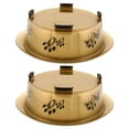 thumbnail image 5 of Iconic Pet Color Splash Designer Oval Fusion Bowl in Brown- Large - Set of 2, 5 of 6