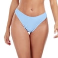 thumbnail image 4 of RELLECIGA Women's Cheeky Mid Waisted High Cut Bikini Bottoms, 4 of 7