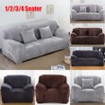 thumbnail image 2 of NEWEEN 1-Piece Luxury Velvet Chair Fit Stretch Slipcover Sofa Cover Washable,Sliver Gray, 2 of 7