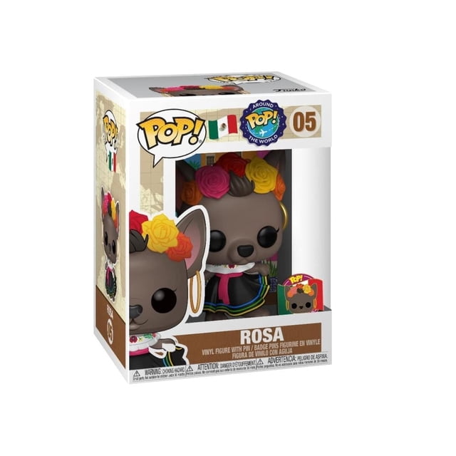Figura Funko Around,the,World Rosa,3.7,pulgadas