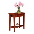 thumbnail image 3 of Convenience Concepts Table d'Appoint Dennis avec Tablette, Fini Bois Acajou, 3 of 7