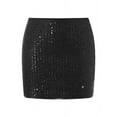 thumbnail image 7 of Lamuusaa Women's Summer Mini Sequins Skirts Shiny Sequined Holiday Short Skirts for Party, 7 of 7
