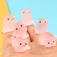 thumbnail image 3 of 20 Pcs Mini Pig Car Dashboard Toys Dolls Figures Home Garden Decoration Cartoon Car Ornaments Gift, 3 of 11
