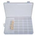 thumbnail image 1 of Floss Bobbins Storage Box with with Removable Dividers Embroidery Thread Storage Box with 120pcs Floss Bobbins Large Capacity Thread Storage Container for Home, 1 of 3