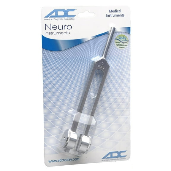 ADC Aluminum Alloy Medical Grade Tuning Fork with Weight 50 mm 128 cps 1 Each 500128
