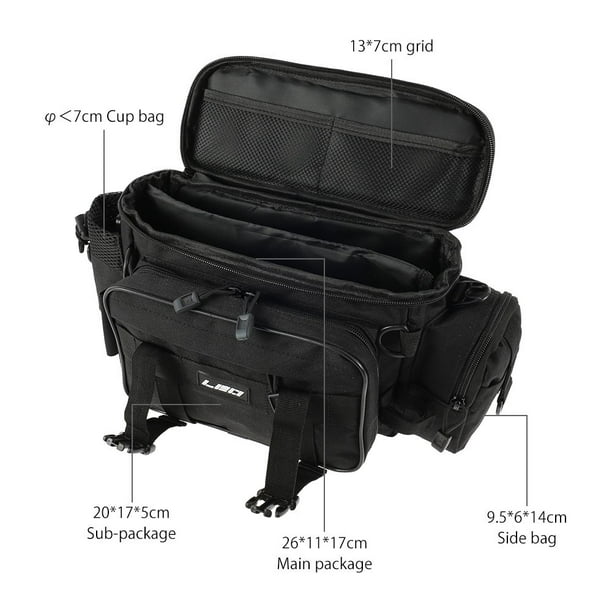 Cloth Multi-Purpose Fishing Storage Bag Photography Bag 1000D Waterproof  Holdall Carryall Bag Fishing Gear Bag 