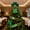 B, variant on Euaioeiu St. Patrick's Day Tree Topper Green Trefoil Decoration with Spring Base for Christmas Tree, 8.66x7.87 Inches, Plastic Party Ornament