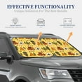 thumbnail image 3 of Kdxio Forest Guard Print 2-Piece Sun Shade Front Windshield - Foldable Car Front Window Sunshades For Most Sedans Suv Truck, 3 of 6