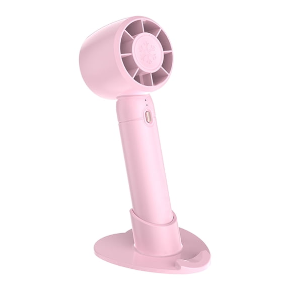 Mini ventilador de mano | Ventilador portátil de escritorio con 3 velocidades y batería de 2000 mAh | Ventilador personal silencioso y recargable por USB para oficina, dormitorio, viajes y
