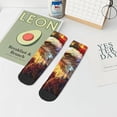 thumbnail image 7 of Sigee Geometric American Bald Eagle for Crew Soft Moisture-wicking Socks ,Cushion Moisture Wicking Boot Socks for Men and Women, 7 of 7