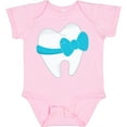 thumbnail image 3 of Inktastic Tooth with a Bow Boys or Girls Baby Bodysuit, 3 of 5