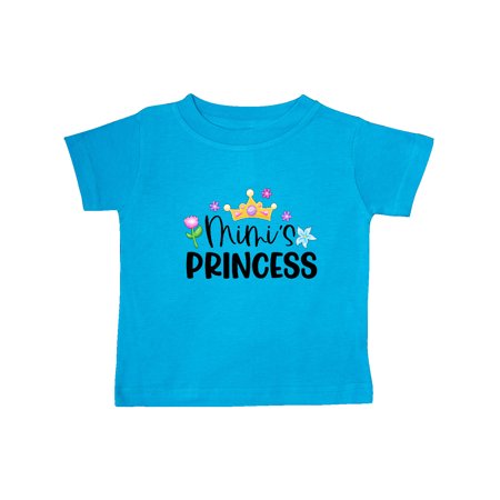 

Inktastic Mimi s Princess Crown and Flowers Gift Baby Girl T-Shirt