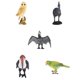 thumbnail image 1 of s de modelo de pájaro de plástico de 5 piezas, regalos de cumpleaños, juguetes de aprendizaje, adornos de Baoblaze Figuras de acción de vida silvestre, 1 of 8