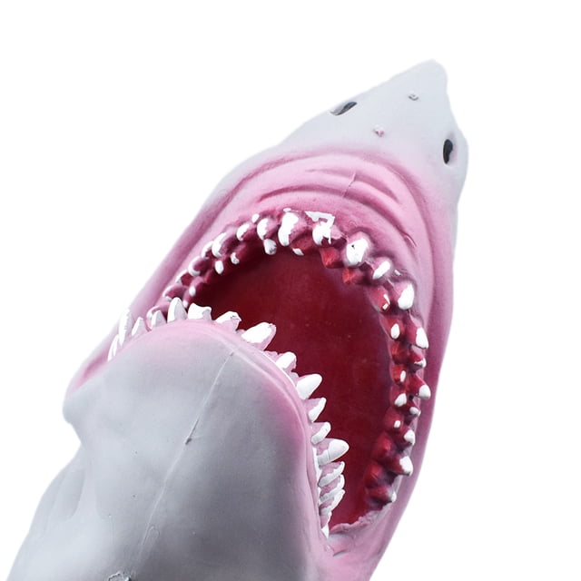 Marionetas de mano de animales realistas, guantes, tiburón, juguete suave y elástico para niños y niñas