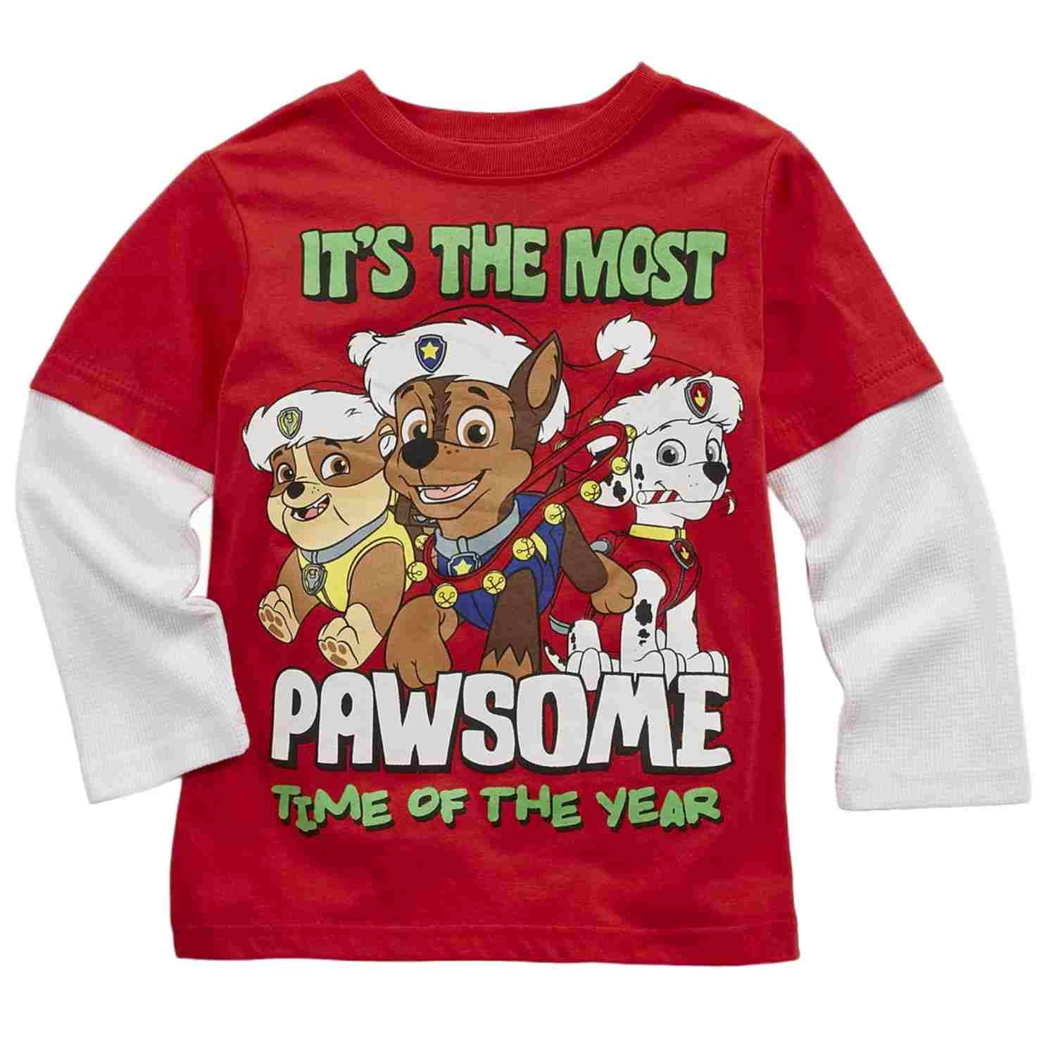 christmas paw patrol shirt