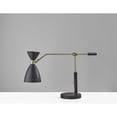 thumbnail image 2 of Brass Cinch Black Metal Adjustable Desk Lamp, 2 of 5