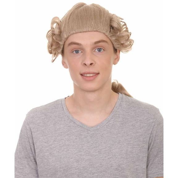 18th Century Peruke Wig | Blonde Historical Wigs | Premium Breathable Capless Cap