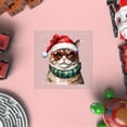 thumbnail image 4 of Hello Winter American Shorthair Frosty Morning Walk Welcome Snowy Christmas Cutout Transfer Sticker Cat Lover Kitten Owner Gifts Transparent Decal Art Decor - 02018, 4 of 5