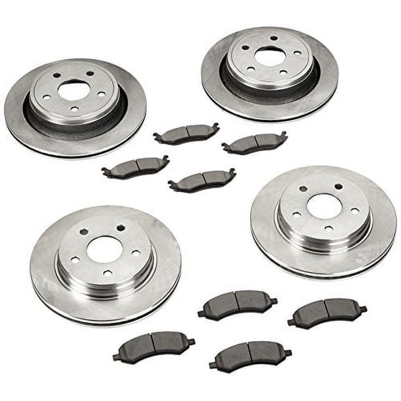 Powerstop KOE2164 PSBKOE2164 FRONT & REAR DAILY DRIVER BRAKE KIT