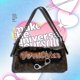 thumbnail image 2 of Bolso de hombro con estampado de letras bordadas con remaches europeos y americanos, bolso cruzado de estilo motociclista personalizado para mujer, 2 of 5