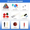 thumbnail image 5 of Rugerasy 5 in 1 Multi-Game Table,Combo Game Table with Billiards,Push Hockey,Foosball,Ping Pong,Basketball for Adults,Portable Multi Game Combination Table Set for Home,Game Room,Black/blue, 5 of 7