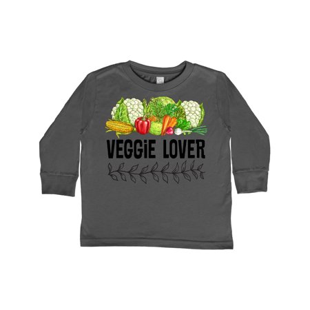 

Inktastic Veggie Lover Vegetarian Eating Gift Toddler Boy or Toddler Girl Long Sleeve T-Shirt