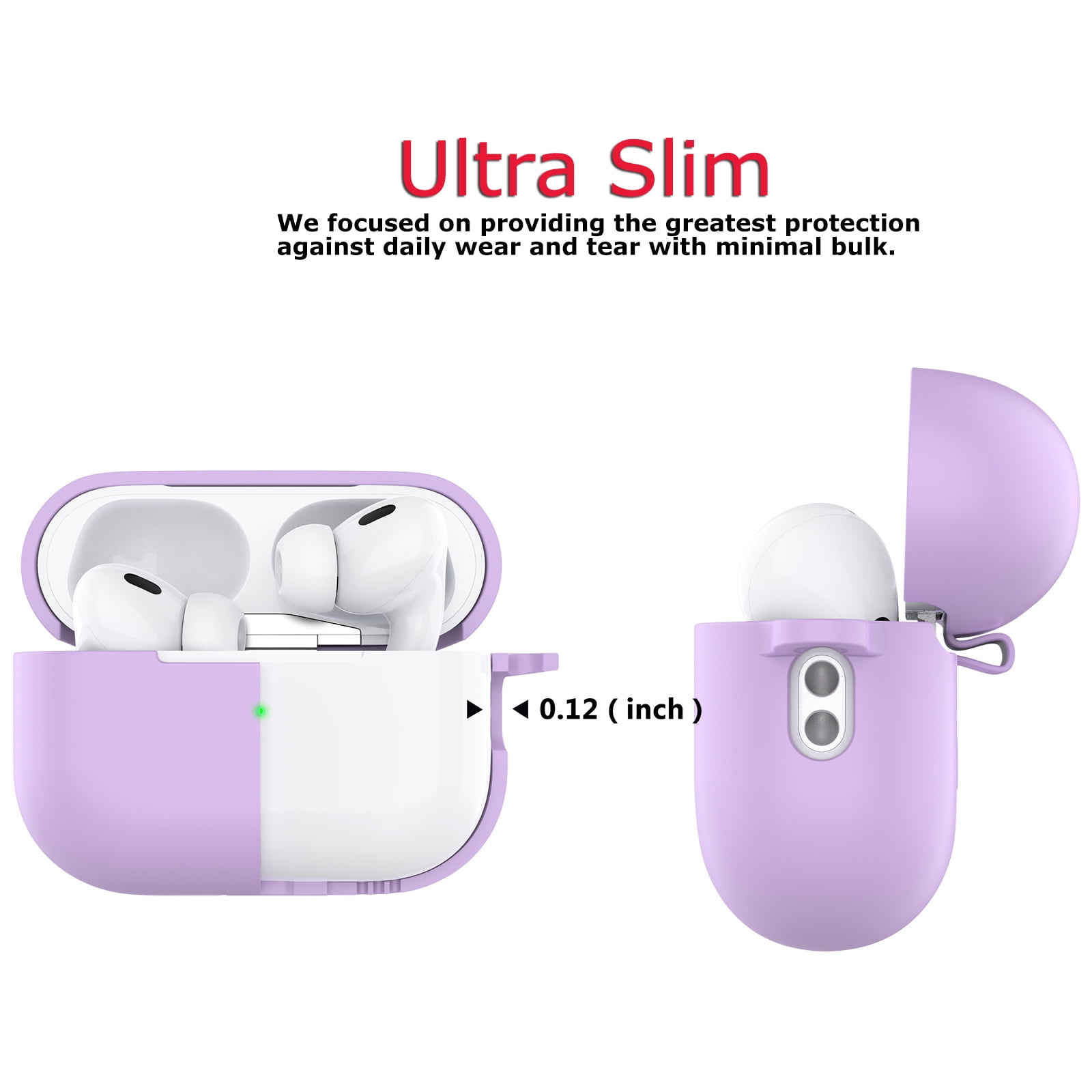 SAKHII for AirPods Pro 2nd Generation Case 2022 with Lanyard, Full-Body  Protective AirPods Pro 2 Case for Women Men with AirPods Pro 2 Wireless