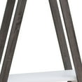 thumbnail image 4 of Benjara Baki 38" Modern Wood Side Console Table- Corner Compartment- White, 4 of 6