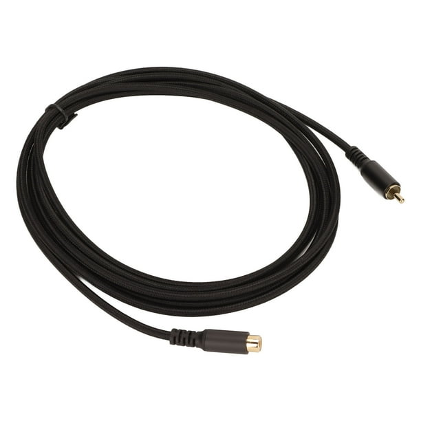 Ccdes Extension Cable Male to Female Digital Analog AV Coaxial Cord for HDTV DVD Player