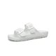 thumbnail image 1 of Women's Waterproof Anti-Skid Plastic Flat Heel Solid Color Slipper With Two Stripes, 1 of 4
