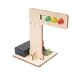 thumbnail image 4 of lionlar Traffic Signals Toy Party Favors Model Building Accs Gifts Wooden Puzzle DIY, 4 of 8