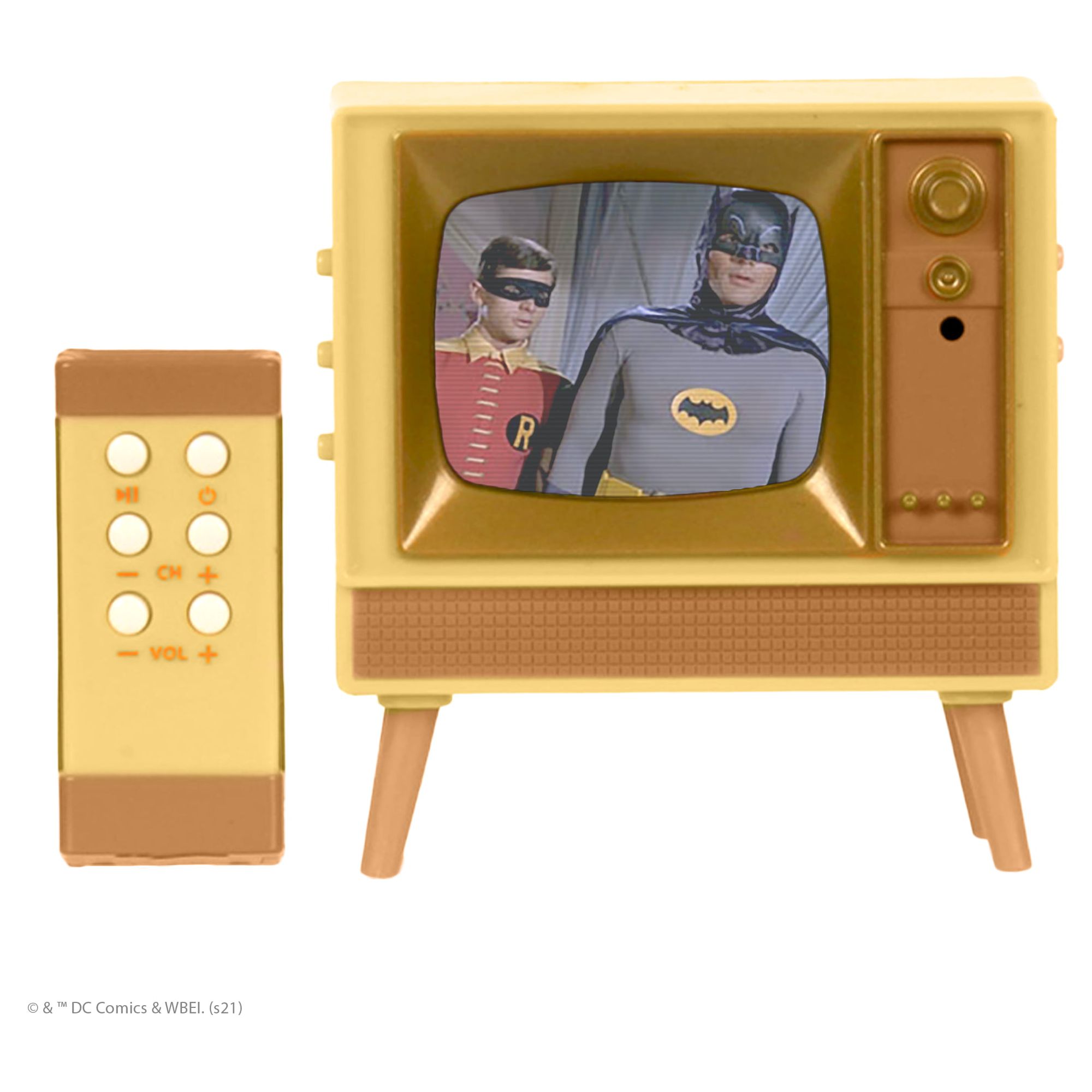 Basic Fun! Tiny TV Classics Batman Edition - Mini Collectible with