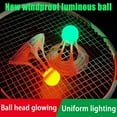 thumbnail image 3 of Nylon Outdoor Windproof Badminton Luminous Badminton Accessories Fluorescent Shuttlecocks Super Resistant LED Badminton Ball A, 3 of 6