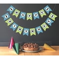 thumbnail image 2 of Inkdotpot Birthday Party DecorationsHappy Birthday Party GarlandBaby Boy Little ManPennant Banner Flag, 2 of 7