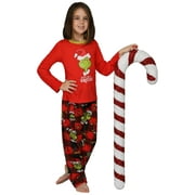 Dr. Seuss Family Pajama Grinch Costume Adult and Kid Sleepwear, Big Sister, Size: 10-12